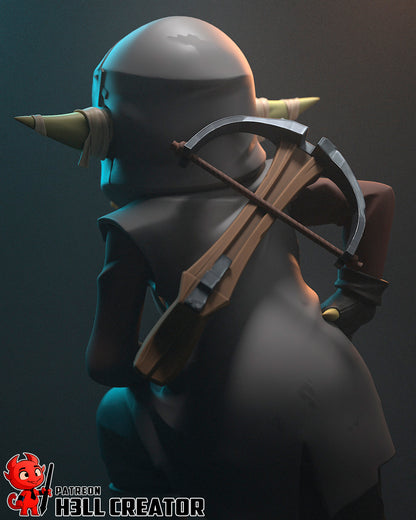 Nott | 3D Printed Resin Model | Unpainted or Hand-Painted