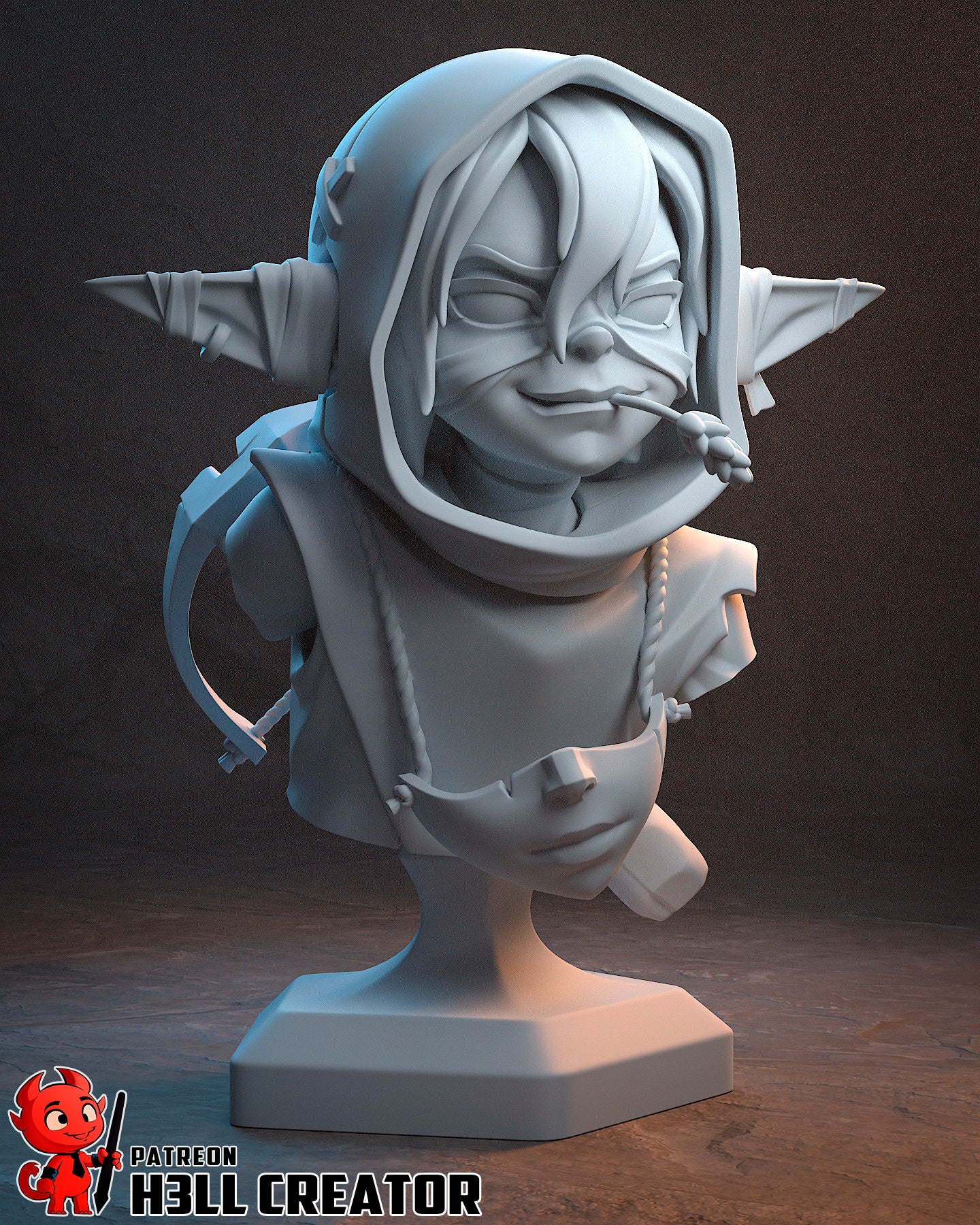 Nott | 3D Printed Resin Model | Unpainted or Hand-Painted