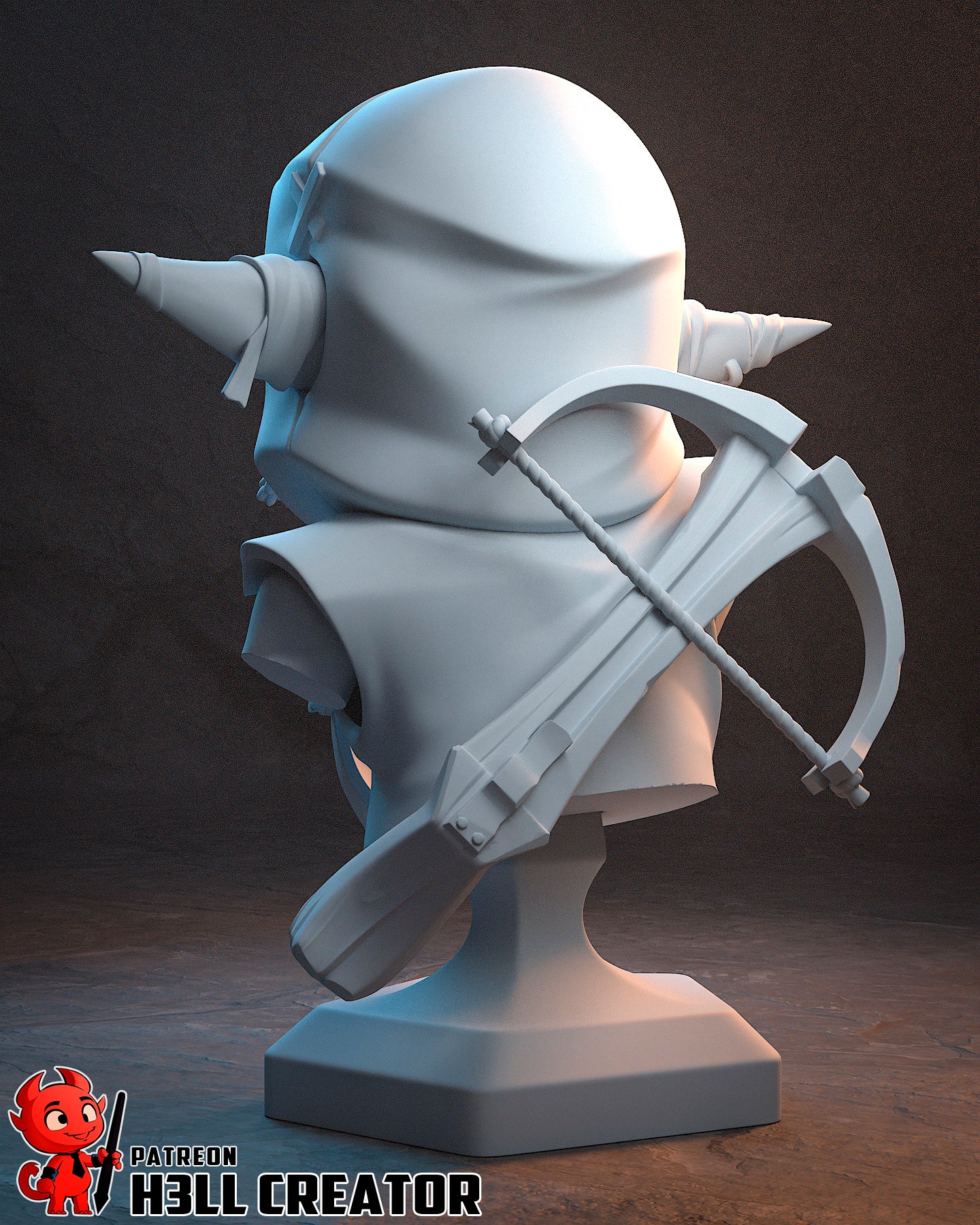 Nott | 3D Printed Resin Model | Unpainted or Hand-Painted