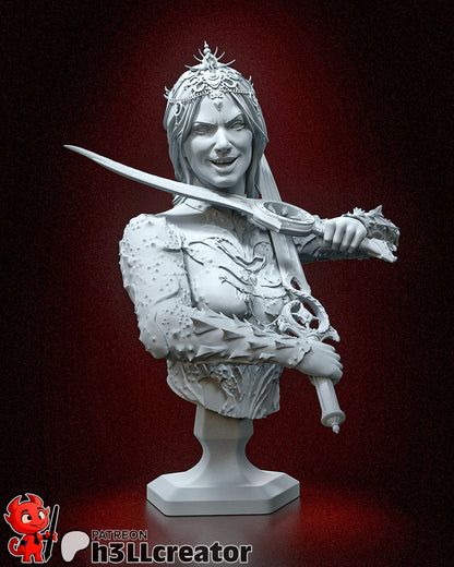 Orin Bust | Baldur's Gate 3 (fan art) | Resin 3d Printed | High Detail and Quality