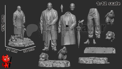 Penguin | 3D Printed Resin Model | Unpainted or Hand-Painted