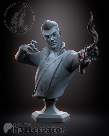 Percival de Rolo Bust | The Legend of Vox Machina (fan art) | Resin 3d Printed | High Detail and Quality