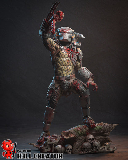 Predator | 3D Printed Resin Model | Unpainted or Hand-Painted