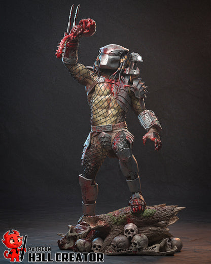 Predator | 3D Printed Resin Model | Unpainted or Hand-Painted