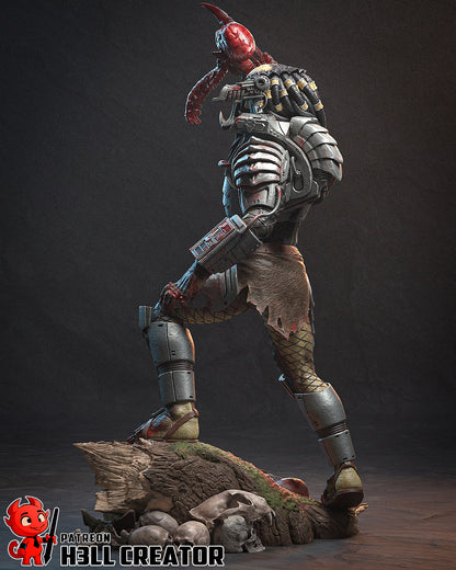 Predator | 3D Printed Resin Model | Unpainted or Hand-Painted