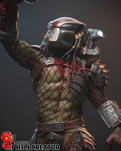 Predator | 3D Printed Resin Model | Unpainted or Hand-Painted