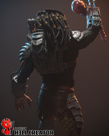 Predator | 3D Printed Resin Model | Unpainted or Hand-Painted