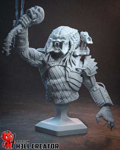 Predator | 3D Printed Resin Model | Unpainted or Hand-Painted