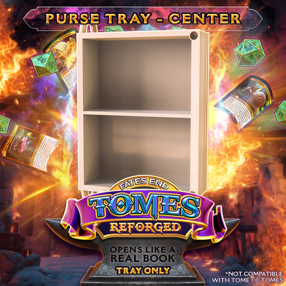 Reforged Openable Tome Storage & Dice Tower - Perfect for Card Games / Dungeons and Dragons etc