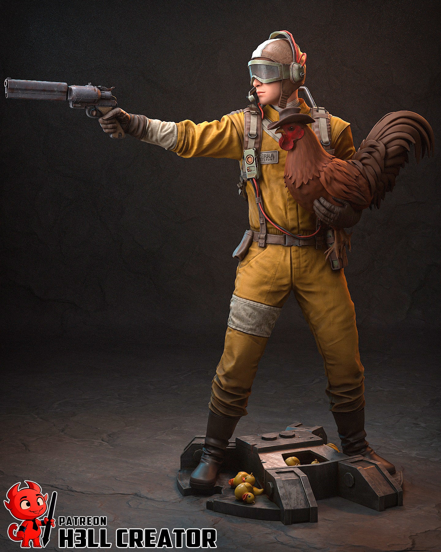 ARC Raider | 3D Printed Resin Model | Unpainted or Hand-Painted