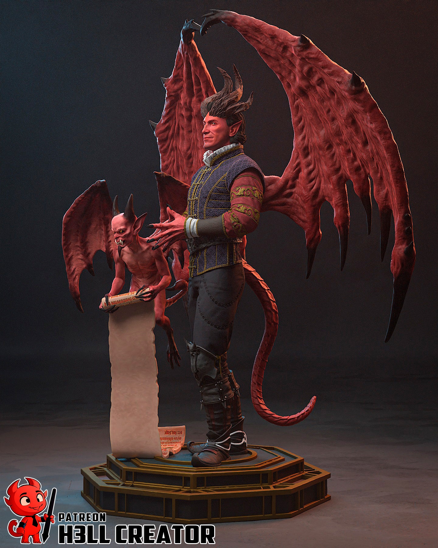 Raphael | 3D Printed Resin Model | Unpainted or Hand-Painted
