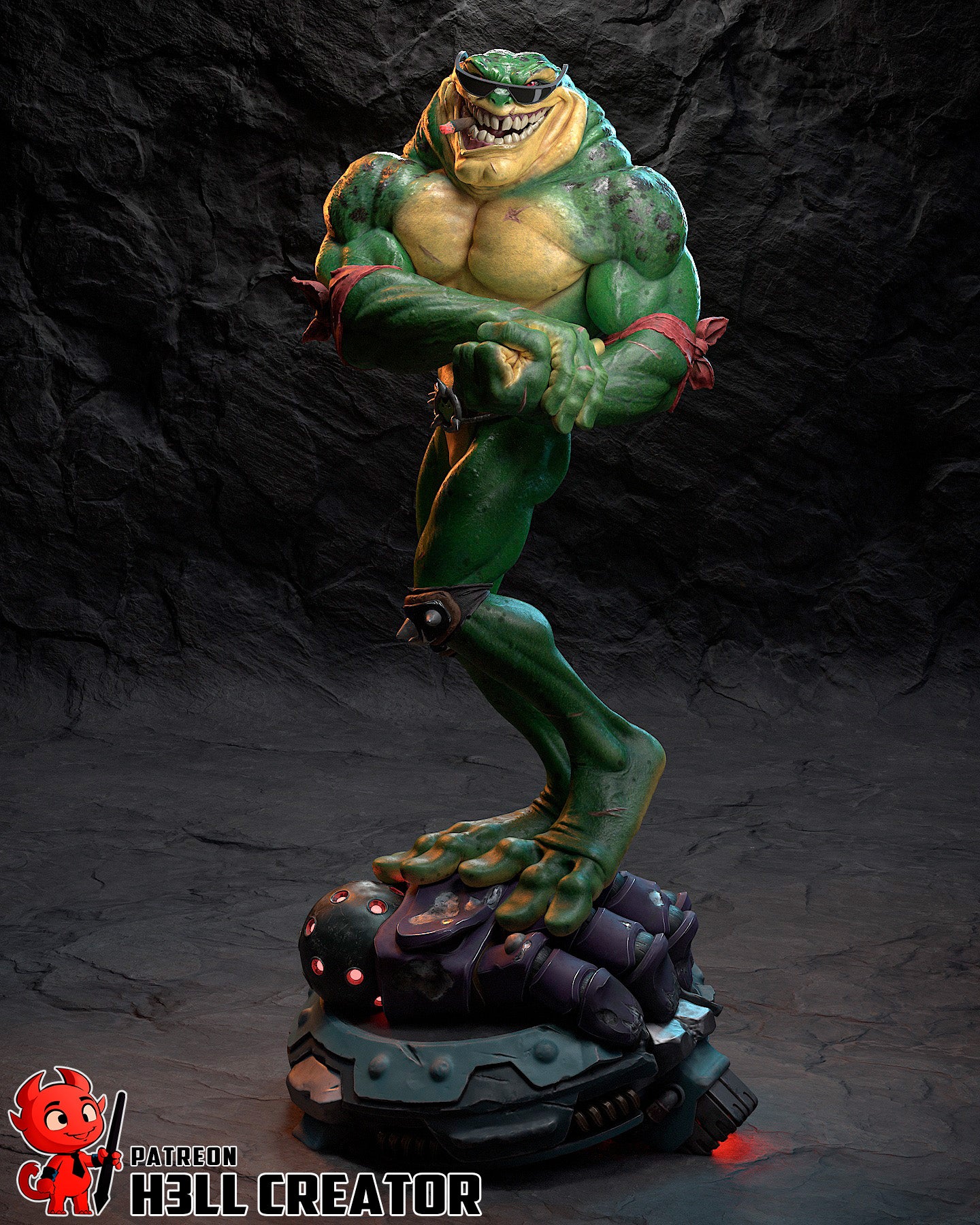 Rash | 3D Printed Resin Model | Unpainted or Hand-Painted