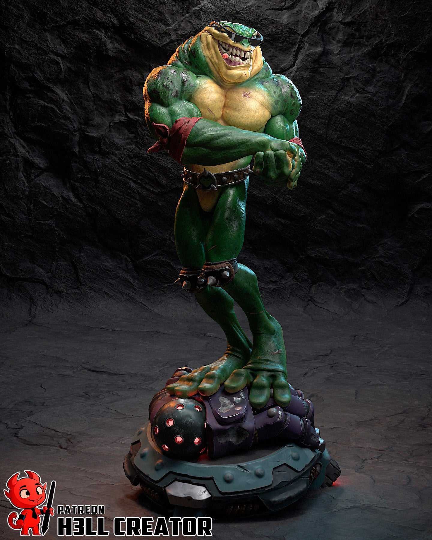 Rash | 3D Printed Resin Model | Unpainted or Hand-Painted