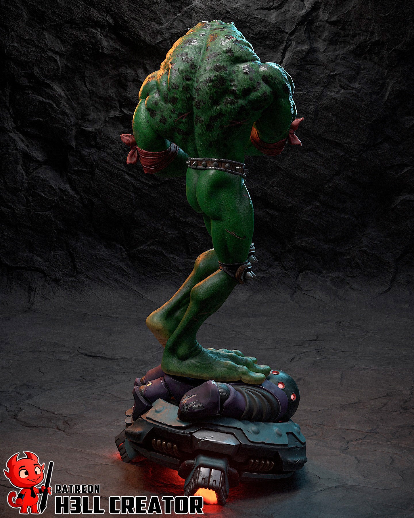 Rash | 3D Printed Resin Model | Unpainted or Hand-Painted