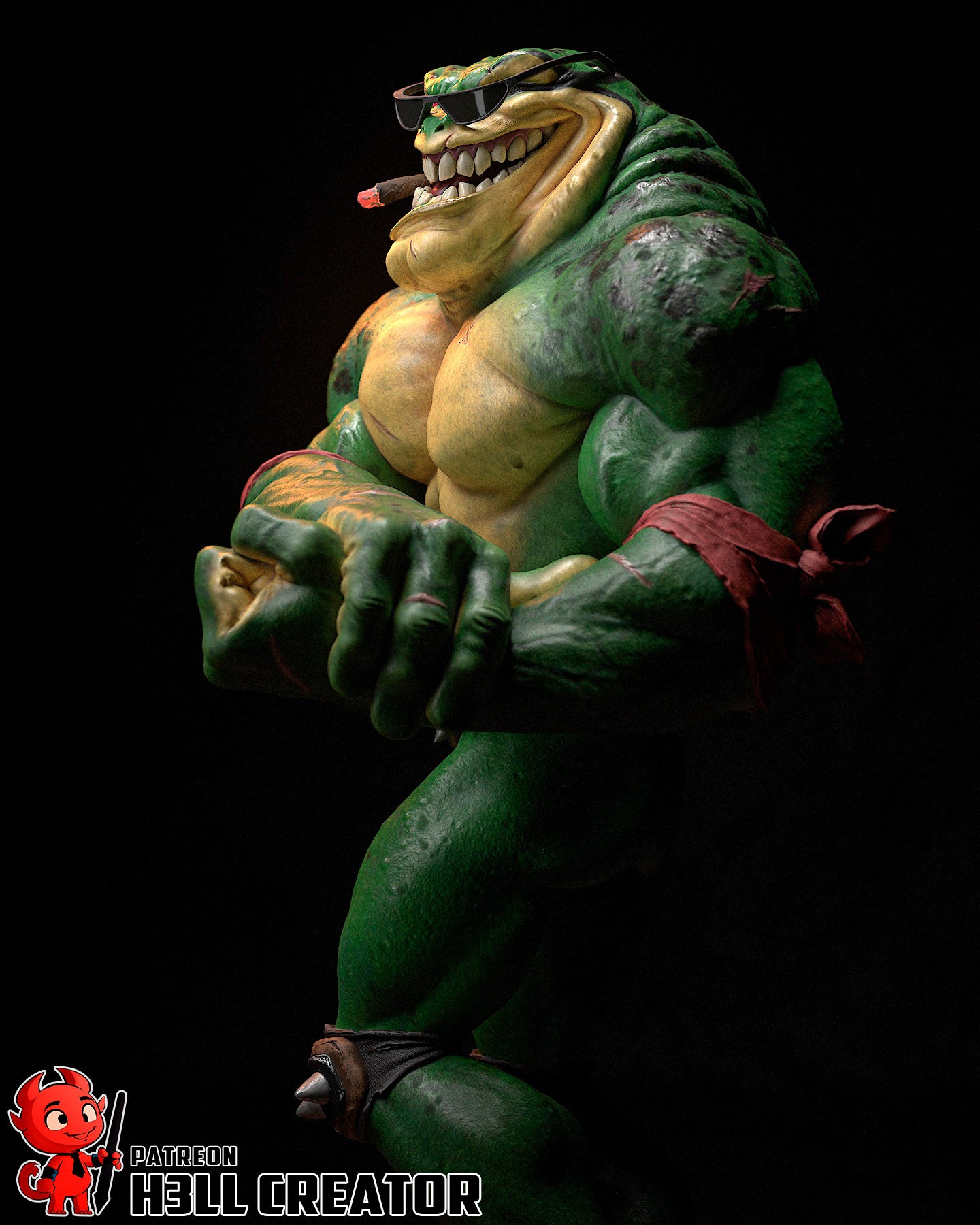 Rash | 3D Printed Resin Model | Unpainted or Hand-Painted