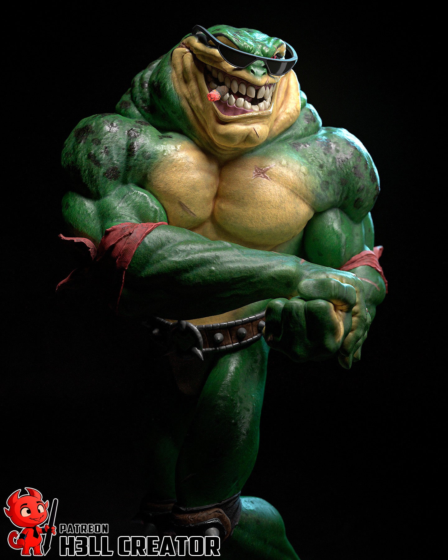 Rash | 3D Printed Resin Model | Unpainted or Hand-Painted