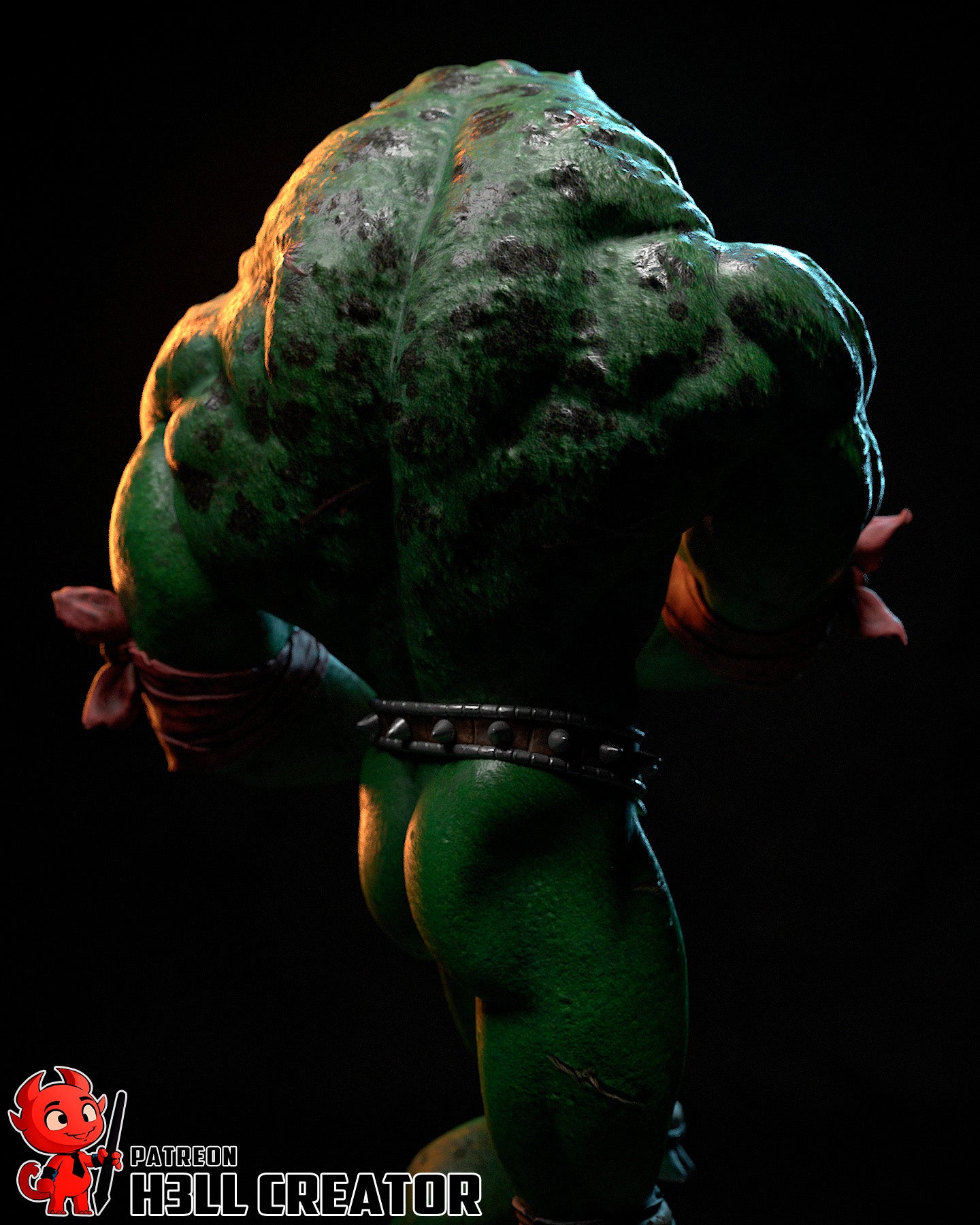 Rash | 3D Printed Resin Model | Unpainted or Hand-Painted
