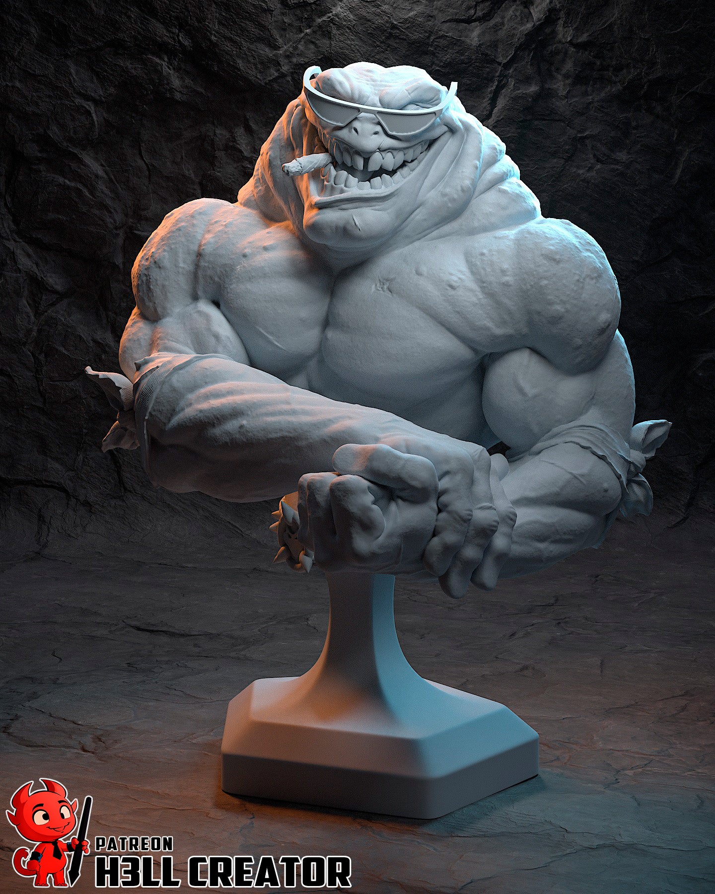 Rash | 3D Printed Resin Model | Unpainted or Hand-Painted