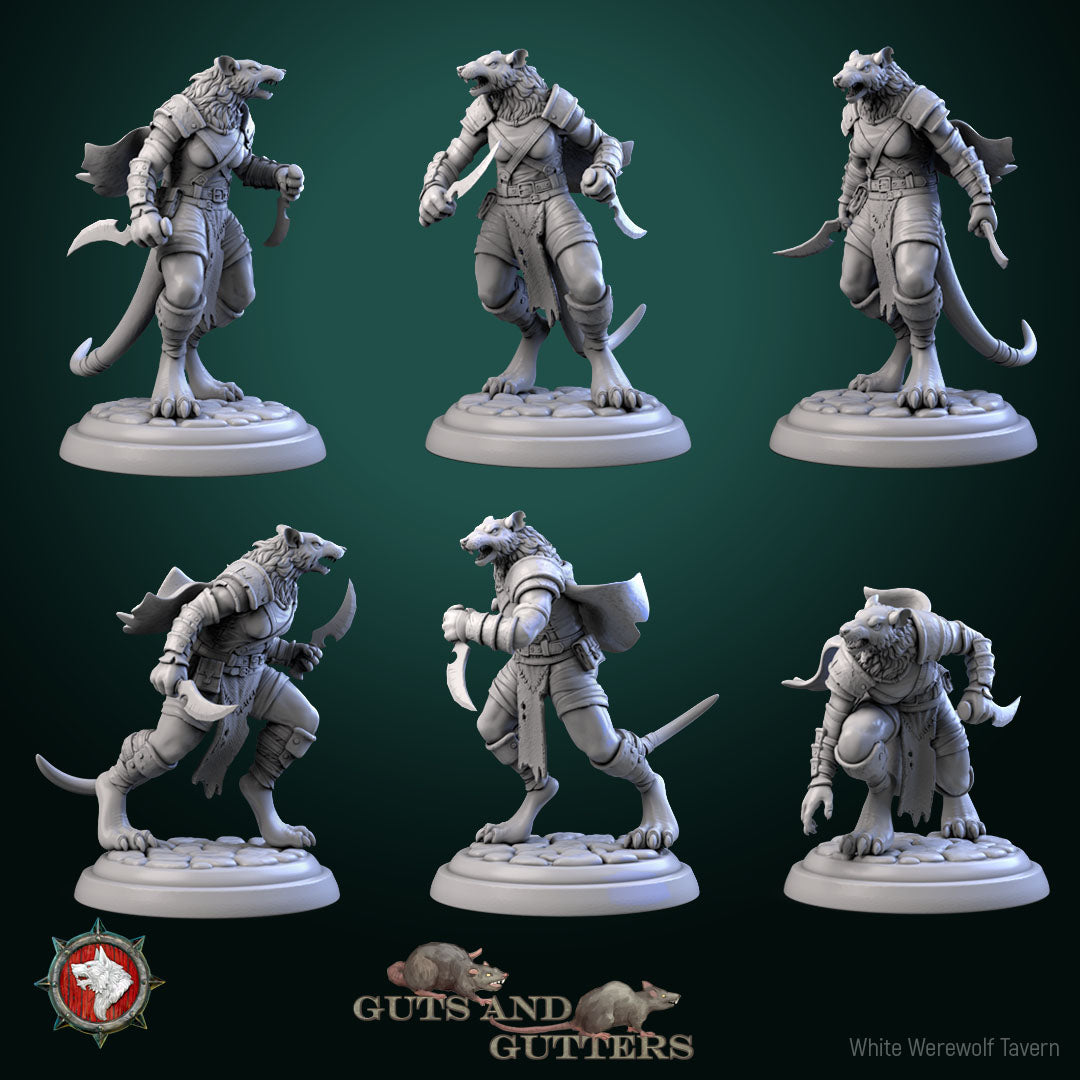 Dungeons and Dragons Models - Guts and gutters - Set by White Werewolf Tavern