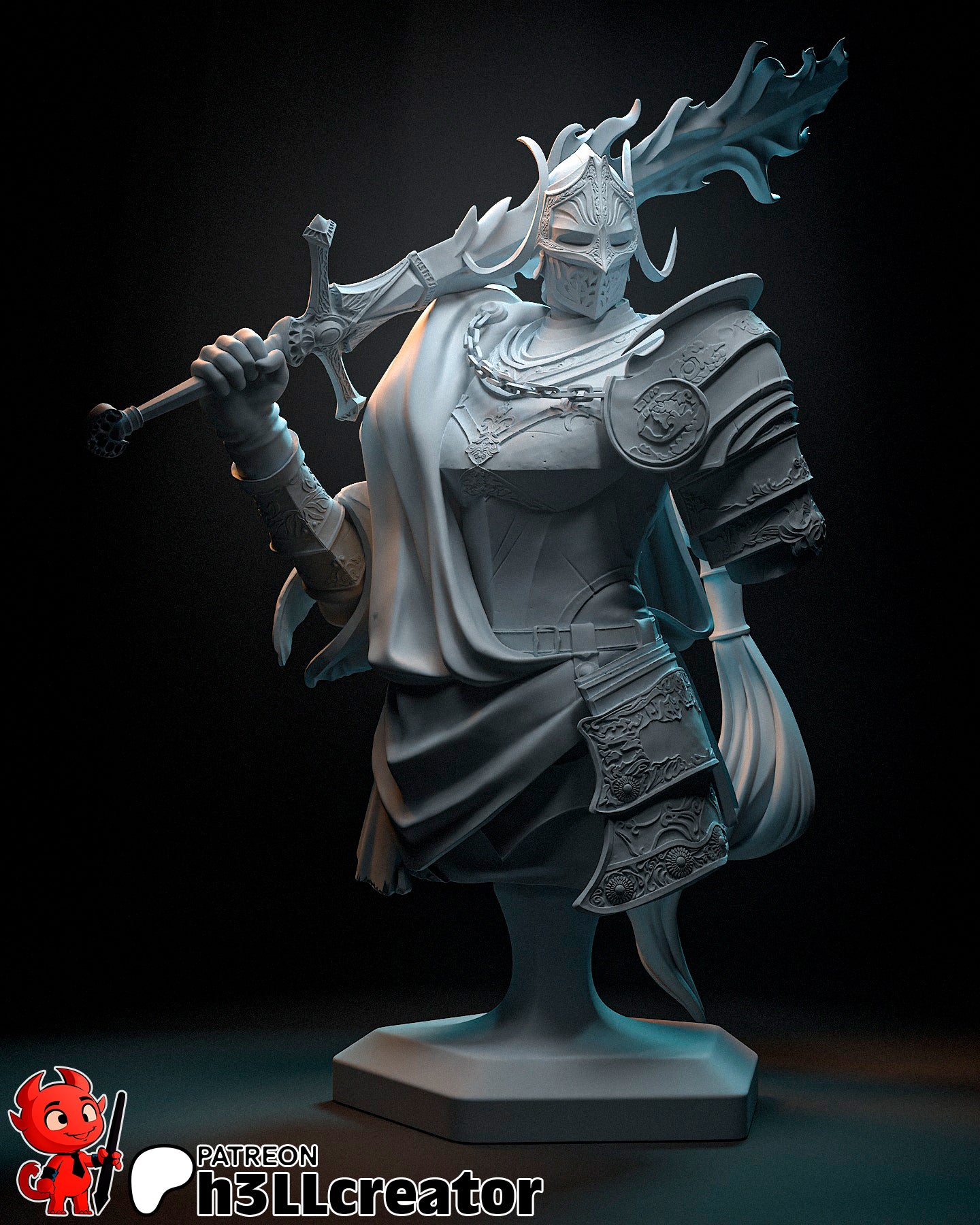 Rellana | 3D Printed Resin Model | Unpainted or Hand-Painted