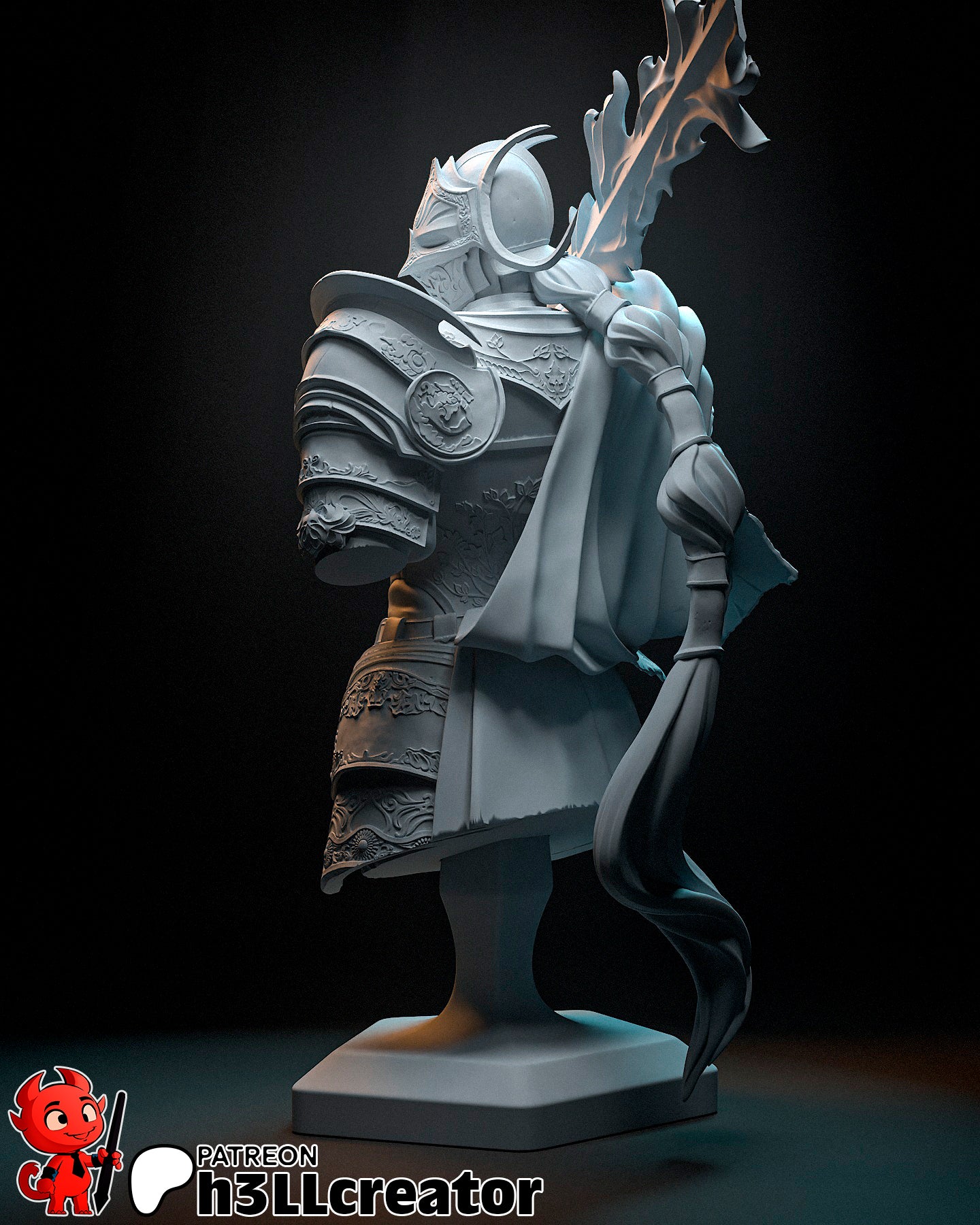 Rellana | 3D Printed Resin Model | Unpainted or Hand-Painted