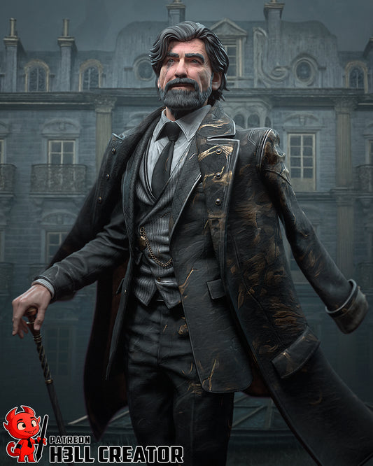 Renoir | 3D Printed Resin Model | Unpainted or Hand-Painted