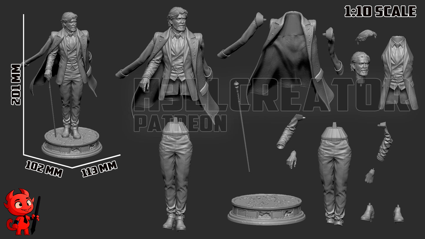 Renoir | 3D Printed Resin Model | Unpainted or Hand-Painted