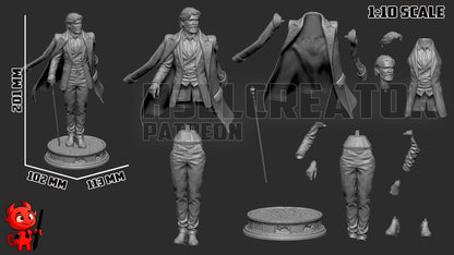 Renoir | 3D Printed Resin Model | Unpainted or Hand-Painted