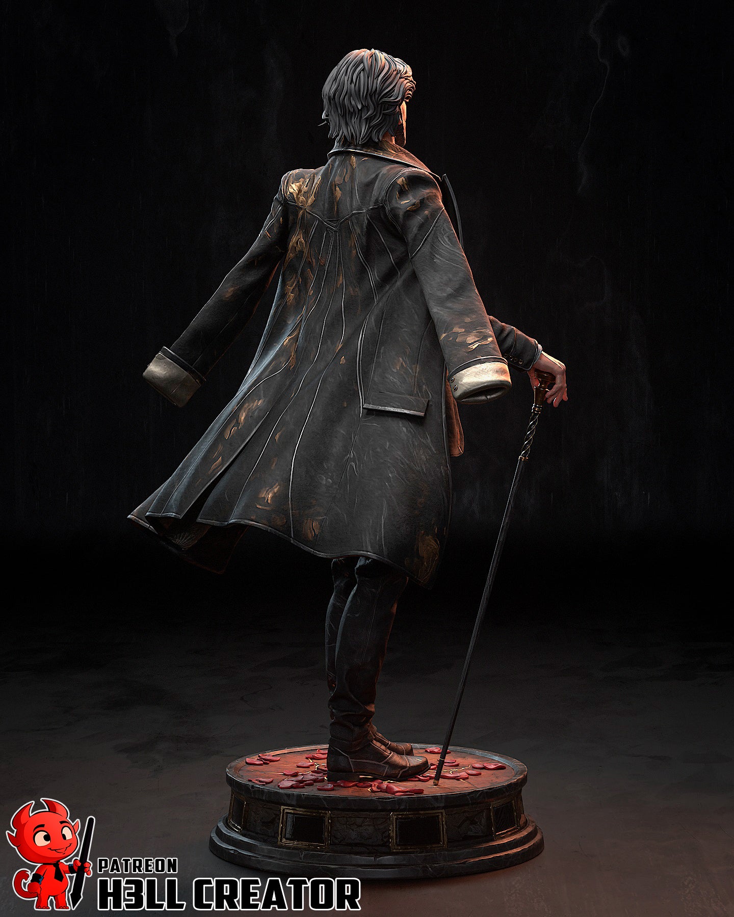 Renoir | 3D Printed Resin Model | Unpainted or Hand-Painted