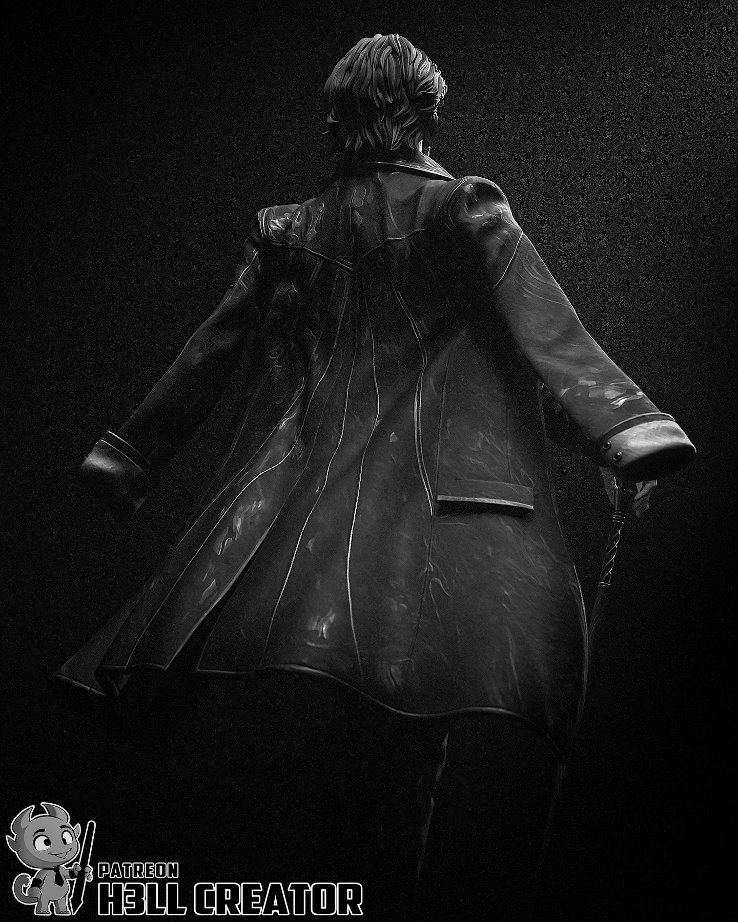 Renoir | 3D Printed Resin Model | Unpainted or Hand-Painted