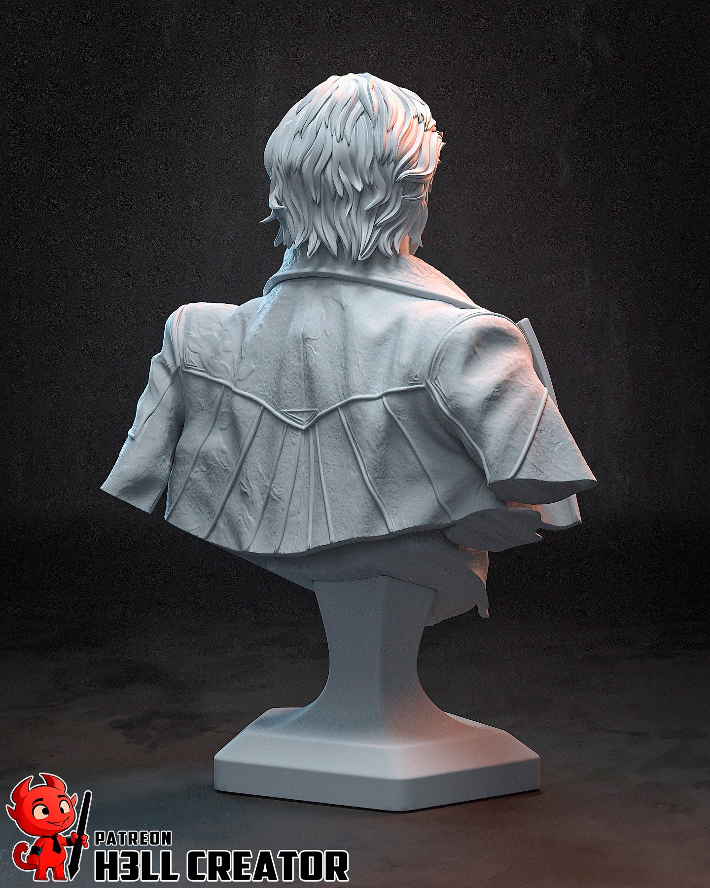 Renoir | 3D Printed Resin Model | Unpainted or Hand-Painted