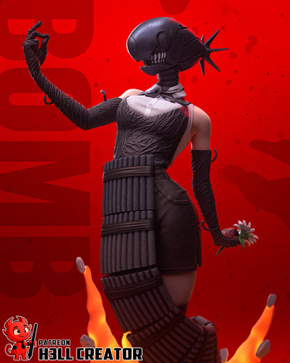 Reze | 3D Printed Resin Model | Unpainted or Hand-Painted