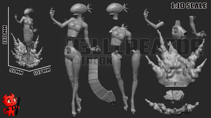 Reze | 3D Printed Resin Model | Unpainted or Hand-Painted