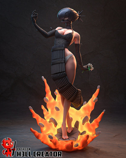 Reze | 3D Printed Resin Model | Unpainted or Hand-Painted