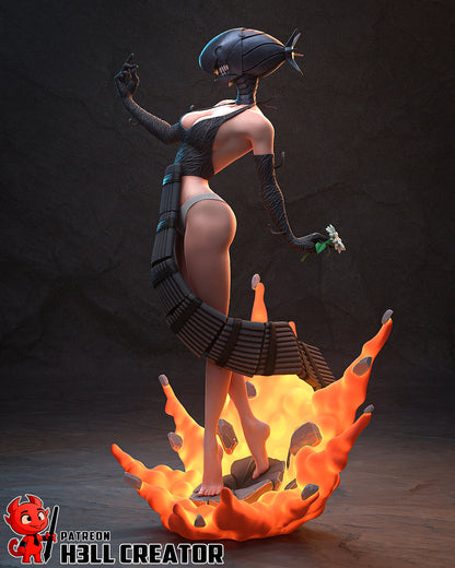 Reze | 3D Printed Resin Model | Unpainted or Hand-Painted