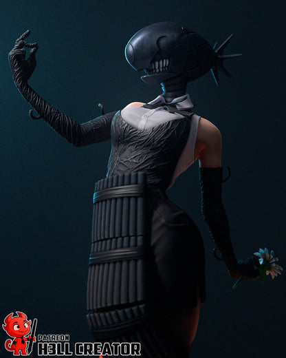 Reze | 3D Printed Resin Model | Unpainted or Hand-Painted