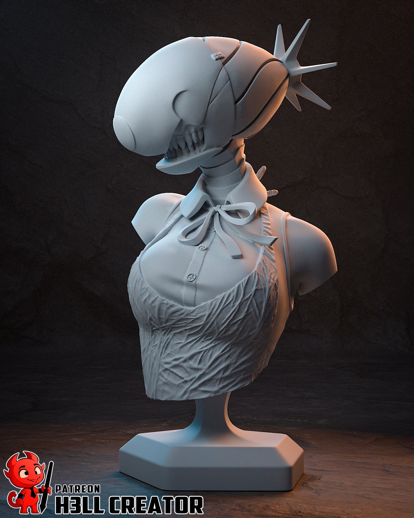 Reze | 3D Printed Resin Model | Unpainted or Hand-Painted