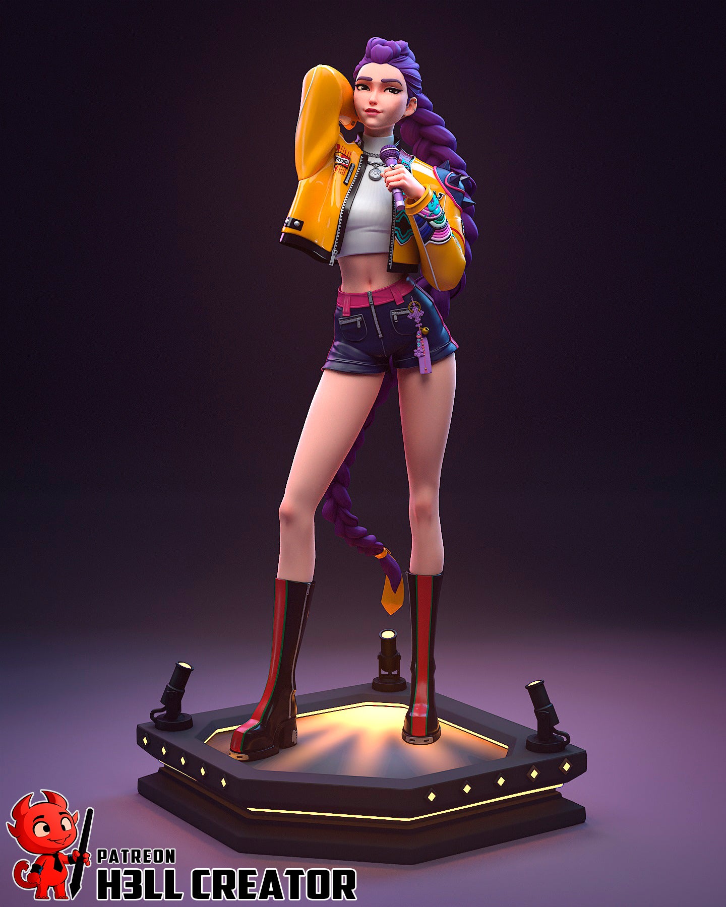 Rumi – K‑Pop Demon Hunters - Resin model