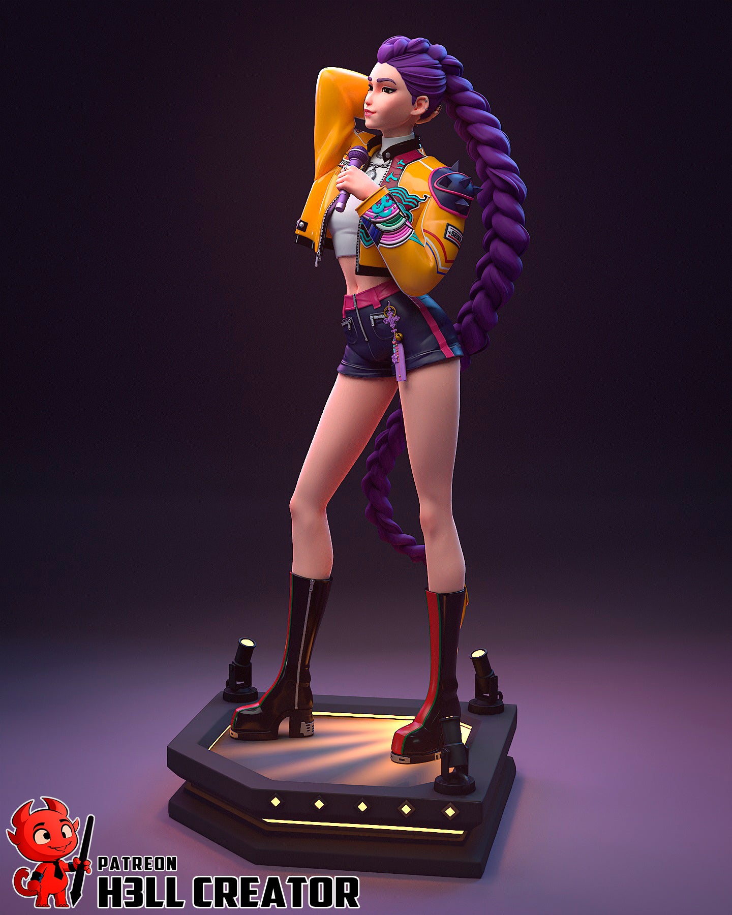 Rumi | 3D Printed Resin Model | Unpainted or Hand-Painted