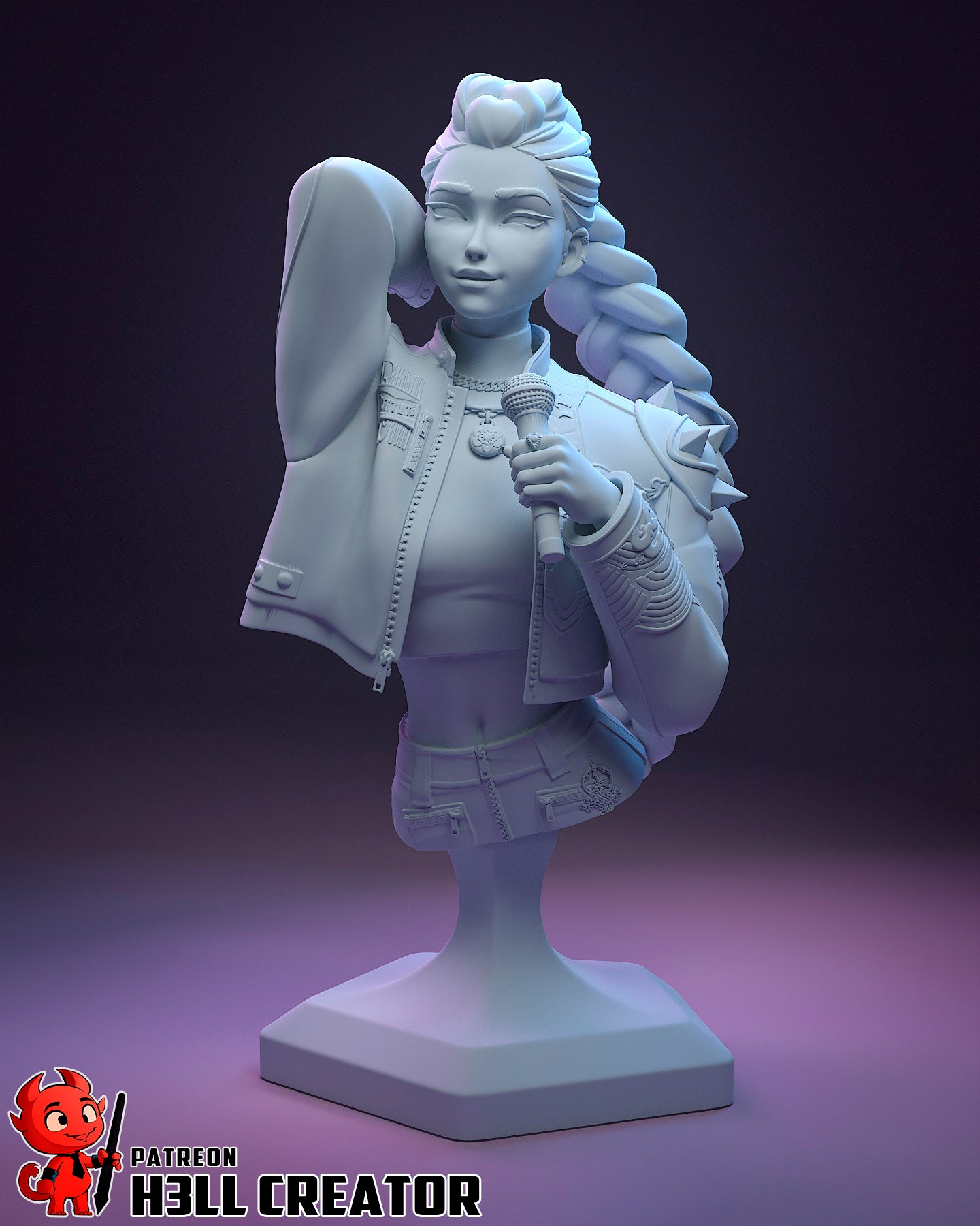 Rumi | 3D Printed Resin Model | Unpainted or Hand-Painted