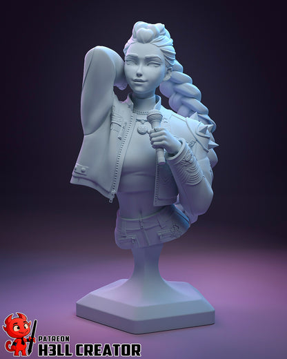 Rumi | 3D Printed Resin Model | Unpainted or Hand-Painted