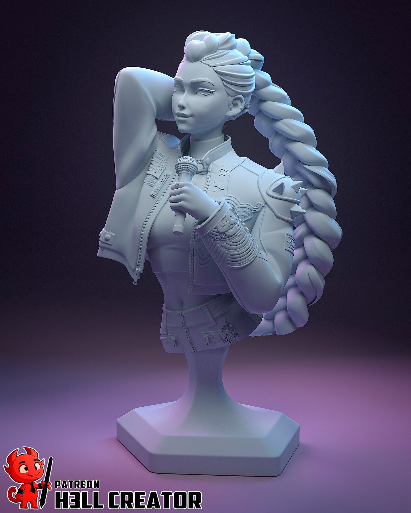 Rumi | 3D Printed Resin Model | Unpainted or Hand-Painted