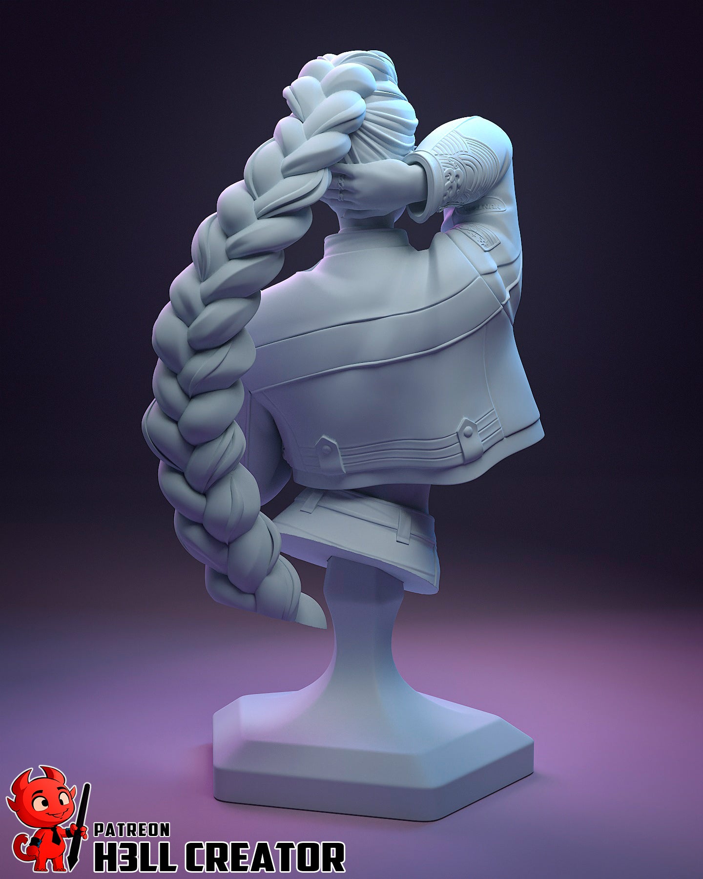 Rumi | 3D Printed Resin Model | Unpainted or Hand-Painted