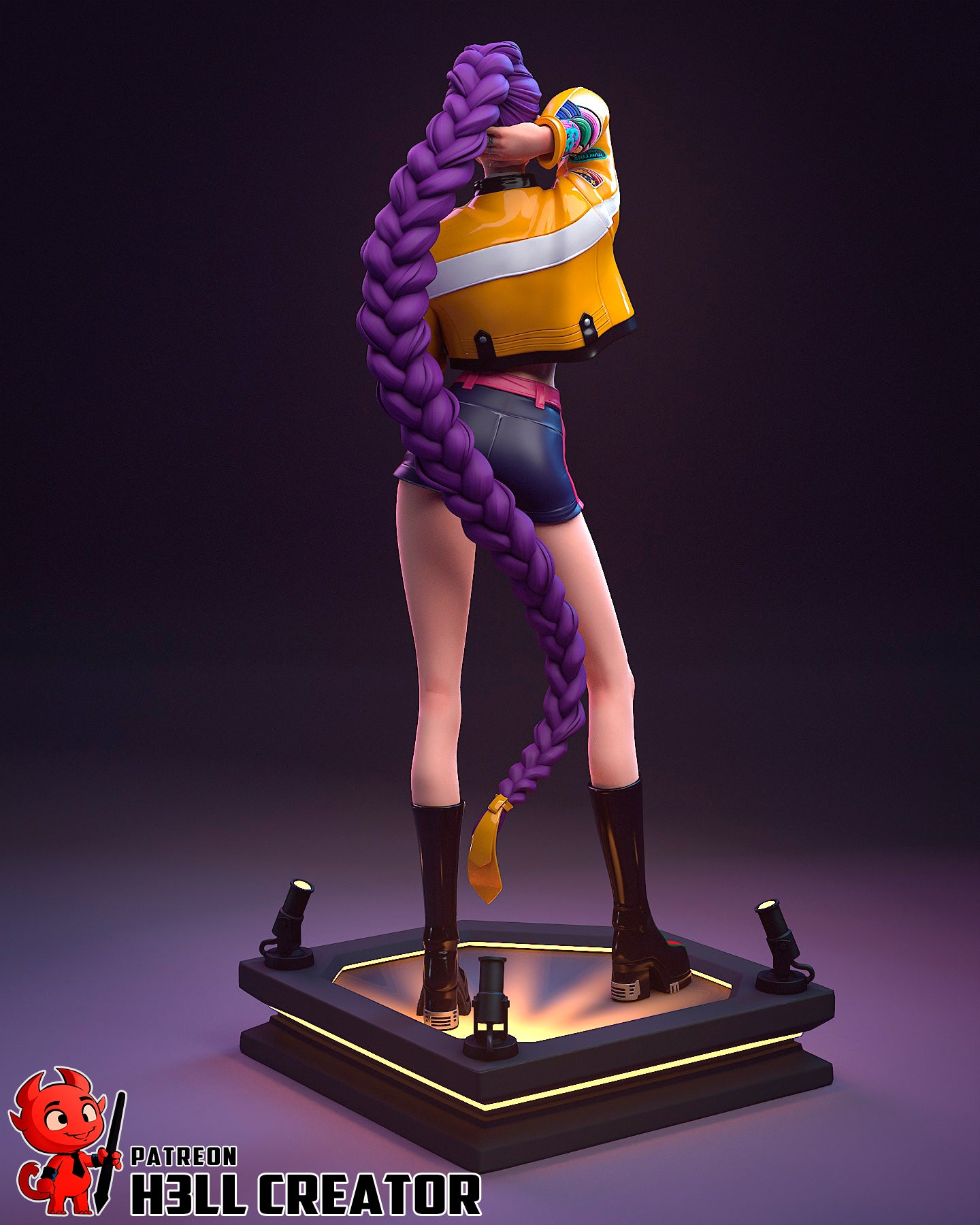 Rumi | 3D Printed Resin Model | Unpainted or Hand-Painted