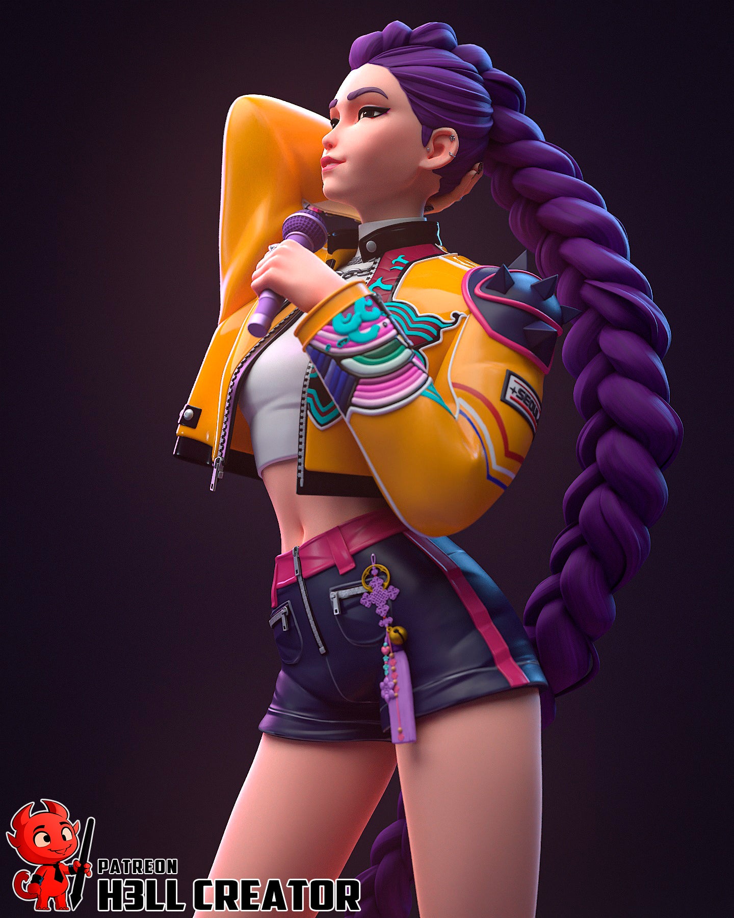 Rumi – K‑Pop Demon Hunters - Resin model