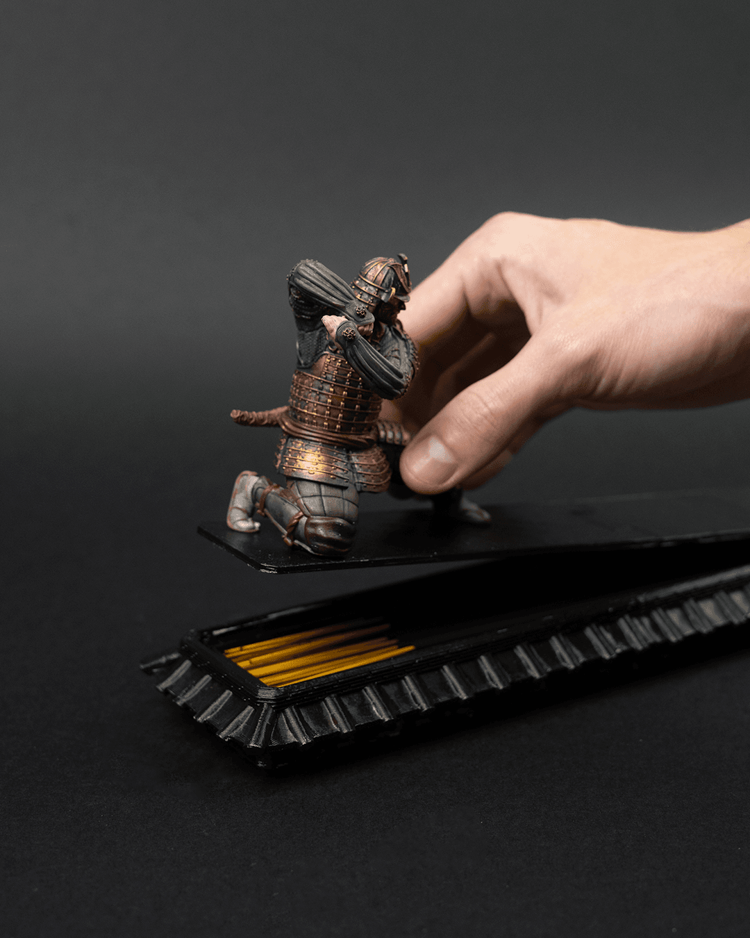 Samurai Incense Holder - 3d printed