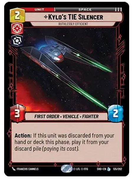 Kylo's TIE Silencer, Ruthlessly Efficient