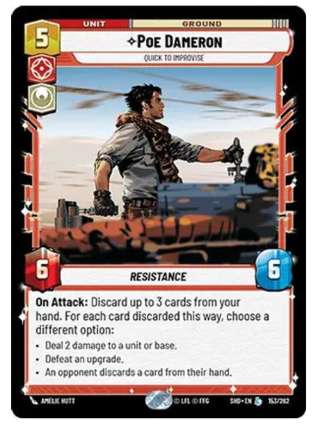 Poe Dameron, Quick to Improvise (Foil)