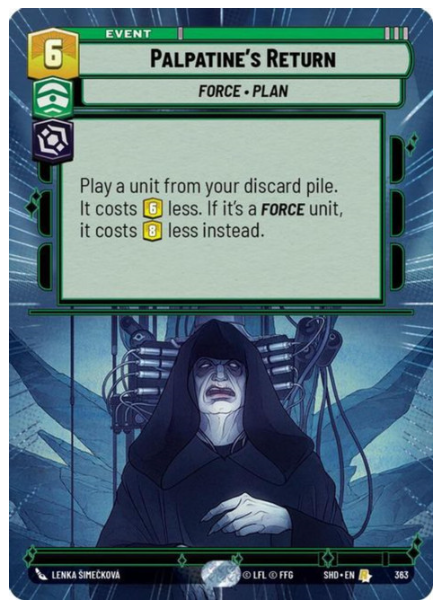 Palpatine's Return (Hyperspace Foil)