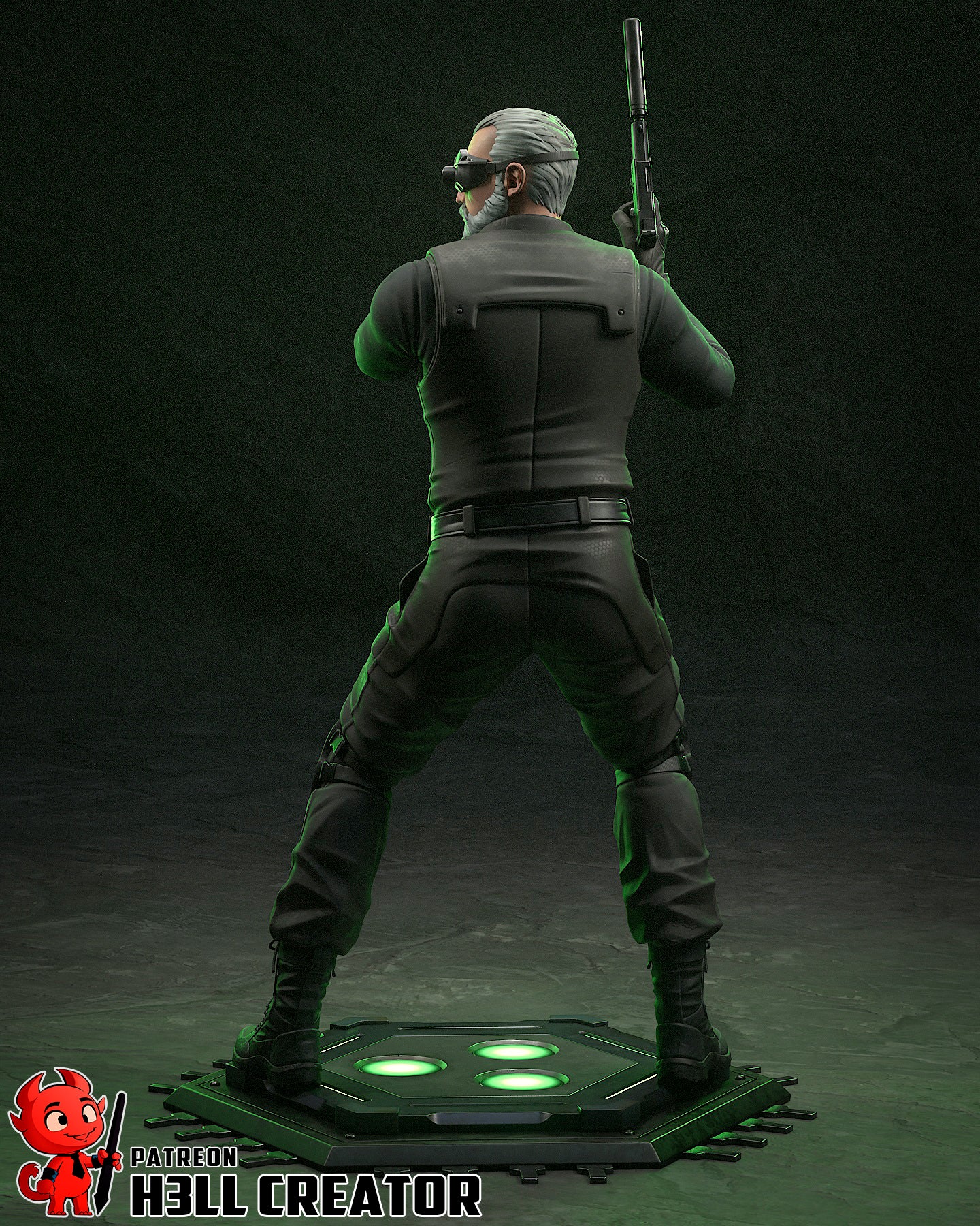 Sam Fisher | 3D Printed Resin Model | Unpainted or Hand-Painted